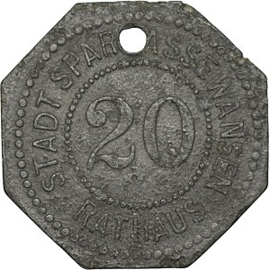 Wiązów (Wansen), 20 pfennigs, undated