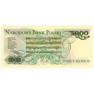 5,000 zlotys, 1982, AD series