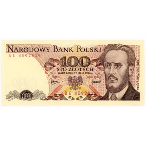 100 zlotych, 1976, BE series