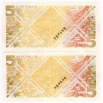 PWPW, "Autumn" Test Banknote, Set of 2