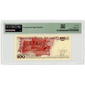 100 zlotych, 1976, rare BE series, PMG 66 EPQ