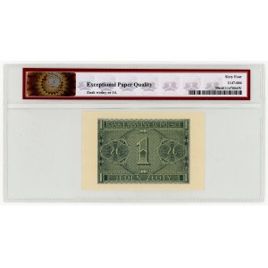 1 złoty 1941, serie BD, PCG 64 EPQ