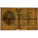 100 Polish marks, 1919, Series D, variety printed on paper with a honeycomb watermark, PMG 15