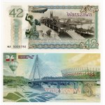PWPW, Warsaw: Yesterday and Today, 2024 test banknotes, low serial numbers, set of 2