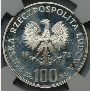 100 złotych 1979, Próba srebro, Kozica, PF 64 ULTRA CAMEO
