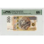 200 zlotych 2021, EZ series 0000018, PMG 68 EPQ