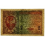 2 timbres polonais de 1916, série A, numéro 5241053 « général »