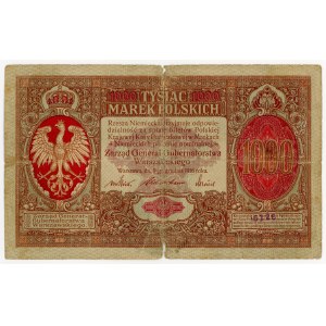 1,000 Polish marks, 1916, Series A, No. 059576, General