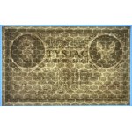 1.000 marek polskich 1919, Ser. AX, 6 cyfrowa numeracja.