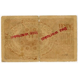 1,000 Polish marks, 1919, Series IA, NO VALUE
