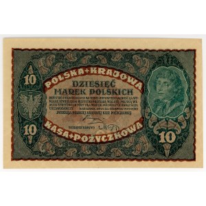 10 timbres polonais de 1919, 2e série P