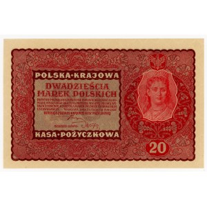 20 marek polskich 1919, II Serja FE