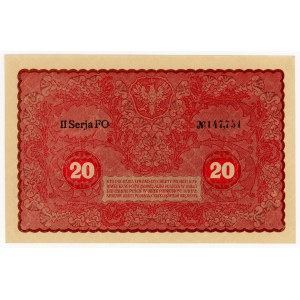 20 marek polskich 1919, II Serja FE