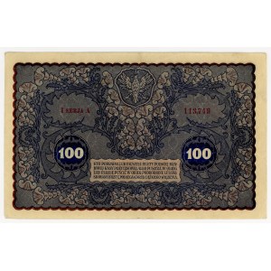 100 marks polonais de 1919, 1re série A