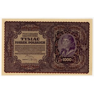 1,000 Polish marks, 1919, Series I BA