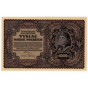 1 000 marks polonais de 1919, 1re série CE