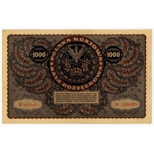 1 000 polských marek z roku 1919, III. série G