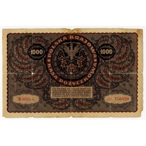 1,000 Polish marks, 1919, Series III L