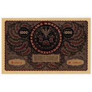 1 000 marks polonais de 1919, 3e série W