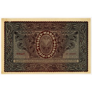5,000 Polish marks, 1920, Series III B