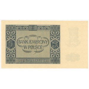 5 Złoty 1940, Serie A