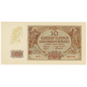 10 zlotych, 1940, L series