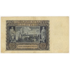 20 zlotych, 1940, H series