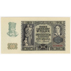 20 złotych 1940, seria O