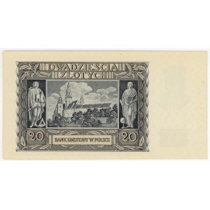 20 złotych 1940, seria O