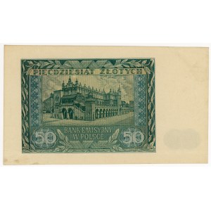 50 złotych 1941, bez serii i numeracji