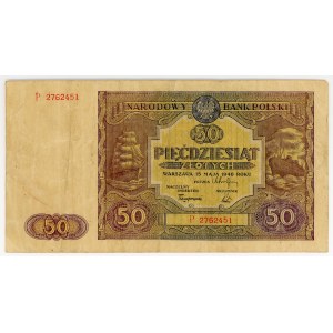 50 złotych 1946, P series