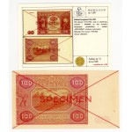 100 złotych 1946, seria A 8900000 / A 1234567, SPECIMEN, Kolekcja LUCOW