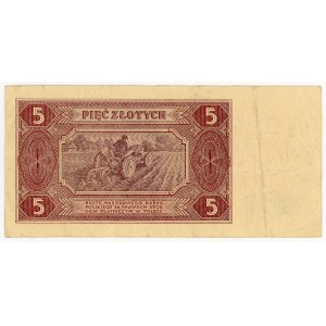 5 zlotych, 1948, AU series