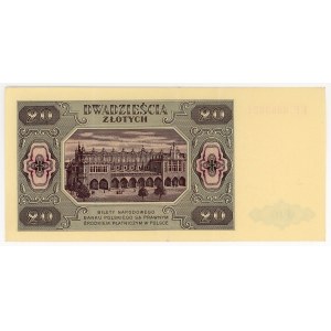 20 złotych 1948, seria FF