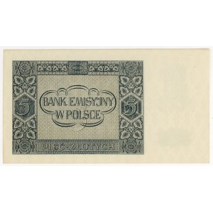 5 zlotych, 1941, AE Series