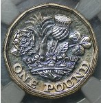 Großbritannien, 1 Pfund 2017, NGC MS 69 DPL, ERSTAUSGABEN, MAX-BEWERTUNG