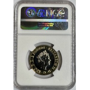Wielka Brytania, 2 funty 2016, Historie, William Shakespeare, NGC MS 67, FIRST RELEASES