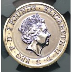 Wielka Brytania, 2 funty 2016, Historie, William Shakespeare, NGC MS 67, FIRST RELEASES