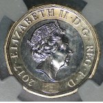 Großbritannien, 1 Pfund 2020, NGC MS 69 DPL, 2. höchste Bewertung