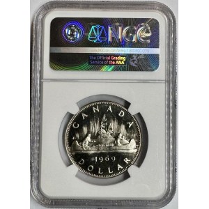Canada, 1 dollar, 1969, NGC PL 67