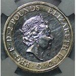 United Kingdom, 2 pounds, 2016, Comedy, William Shakespeare, NGC MS 67, FIRST RELEASES