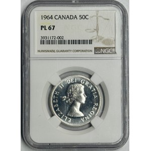 Canada, 50 cents, 1964, NGC PL 67
