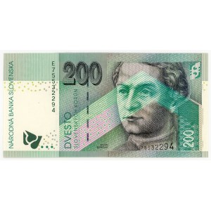 Słowacja, 200 koron 2006, seria E