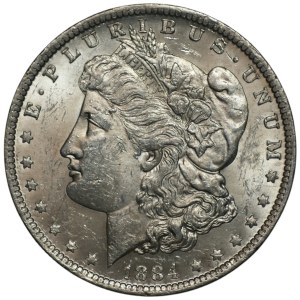 Stati Uniti, 1 dollaro 1884 O, New Orleans, Morgan