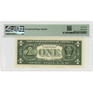 USA, $1, 2017 A, Replacement Series G 07793930 ★, Boston, Carranza│Mnuchin, PMG 67 EPQ