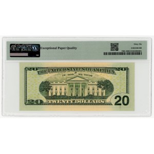 USA, $20, 2017 A, PI series 43055034, RADAR, Minneapolis, Carranza│Mnuchin, PMG 66 EPQ