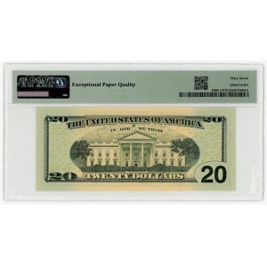 USA, 20 Dollar 2004, Ersatzserie EJ 00540056 ★, Kansans (FW), Marin│Snow, PMG 67 EPQ