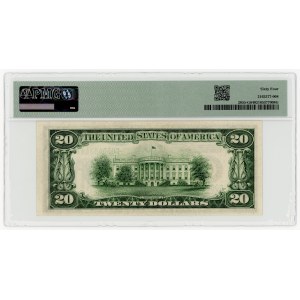 USA, $20, 1934 A, Series G 05048348 B, Chicago, Julian│Morgenthau, PMG 64