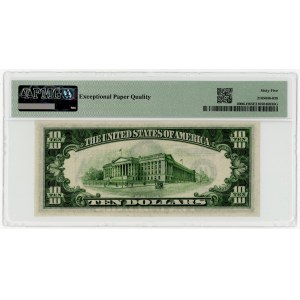 USA, $10, 1934 A, Series H 55950308 A, St. Louis, Julian│Morgenthau, PMG 65 EPQ