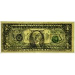 USA, 1 dolar 1969 D, seria zastępcza K 00008979 ★, Dallas, Banuelos│Shultz PMG 63 EPQ